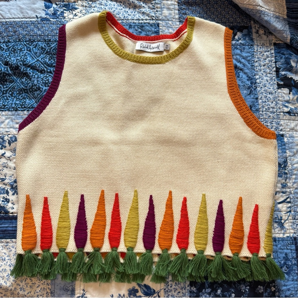 Rachel Antonoff Multicolor Knit Tank Top